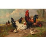 WITHDRAWN Continental School, 19th Century Chickens,