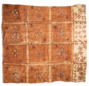 A large Tongan tapa mat, early 20th century; rectangular,