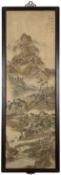 A Chinese scroll painting,