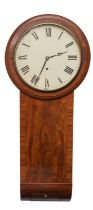 Roskell & Sons, Liverpool, a mahogany wall clock having an eight-day duration,