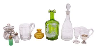 A mixed group of glass,