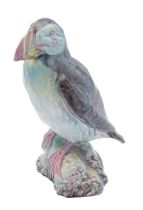 A Beswick figure of a Puffin in 'blue gloss', model no.618, impressed marks, 22cm.