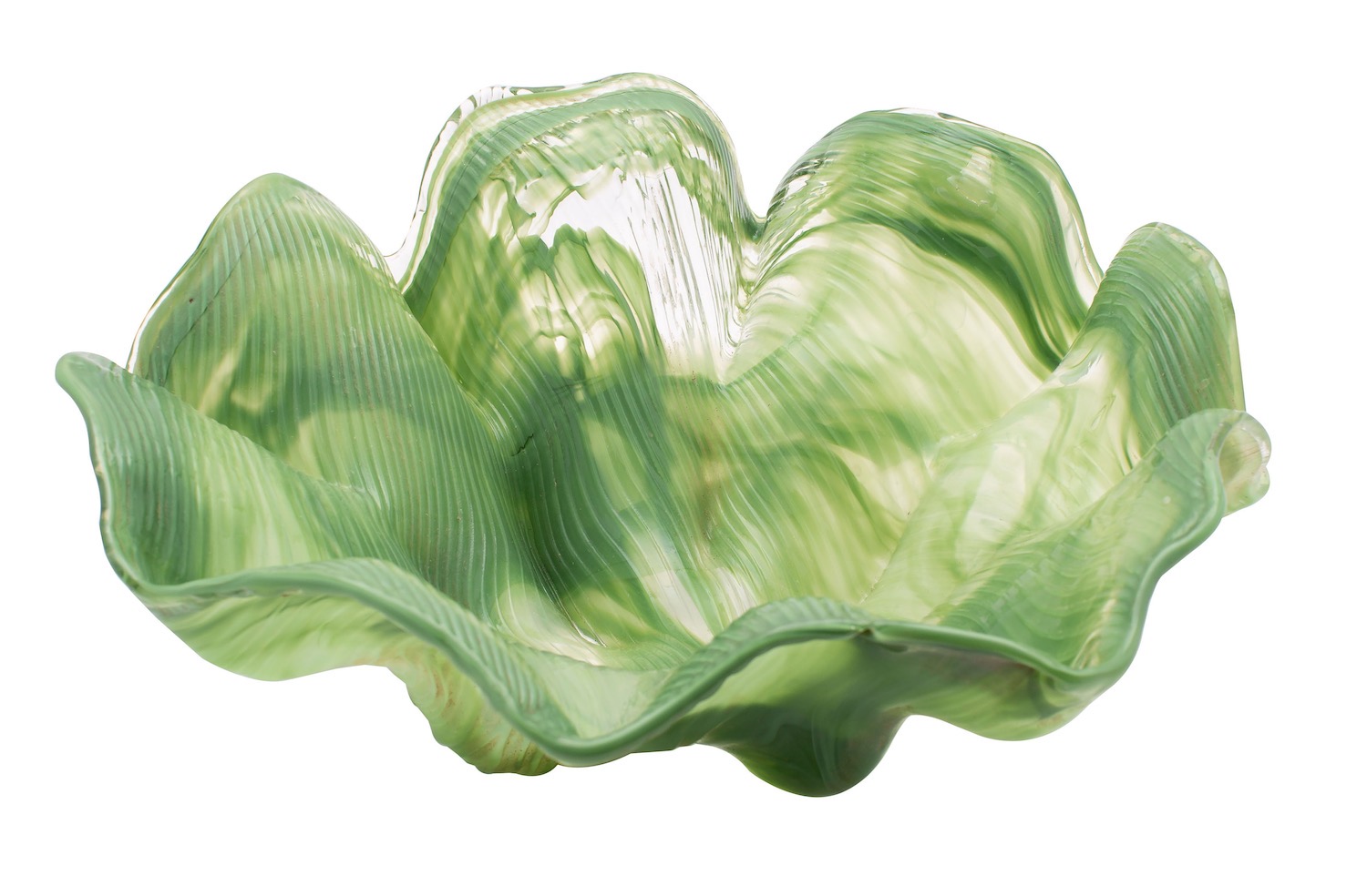 Toni Zuccheri for Venini 'Ninfee', a large mould blown bowl, - Image 2 of 2