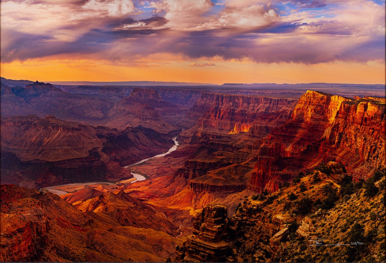 Peter Lik (Australian, b.1959) 'Seventh Wonder' Photographic print 45.5 x 67.