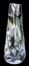 A Whitefriars knobbly glass vase, after the original by William Wilson and Harry Dyer,