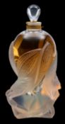 A Lalique Cristal flacon, Les Elfes, Edition 2002, sealed with contents certificate and fitted box.