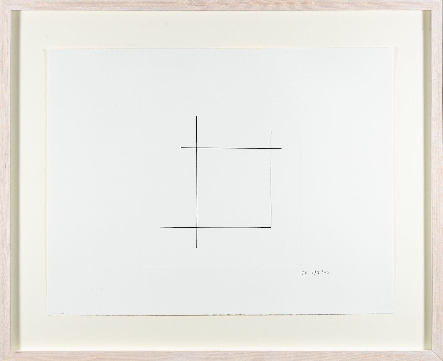 *Justin Knowles (British, 1935-2004) Linear forms Two screeenprints Each 49. - Image 2 of 2