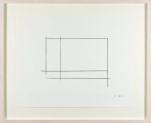 *Justin Knowles (British, 1935-2004) Linear forms Two screeenprints Each 49.