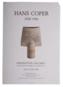 Four exhibition posters 'Hans Coper 1920-1981', Serpentine Gallery 1984 'Tony Cragg',