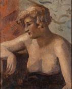 Fernand Labat (French, 1889 -1959) Portrait of a woman Oil on canvas 63.5 x 52.