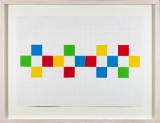 *Justin Knowles (British, 1935-2004) Yellow, Green, Blue,