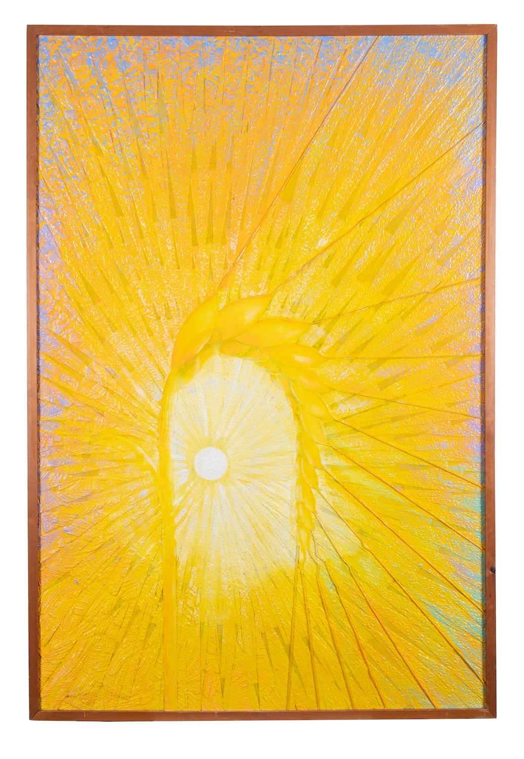 Sheila Jefferies (British, 20th Century) Barley Sun Mixed media 91 x 60. - Image 2 of 2