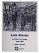 Three exhibition posters 'Leon Kosoff',