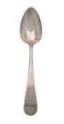 [Scottish and colonial interest] A Scottish Old English pattern tablespoon by George Fenwick,