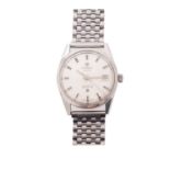 Tissot, Seastar, a gentleman's stainless-steel wristwatch the dial with raised baton numerals,