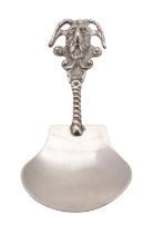 A Victorian silver caddy spoon, by John Milward Banks, Chester 1906, 15grams, 7.