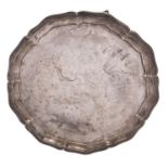 A large silver salver by James Dixon & Sons, Sheffield 1927,