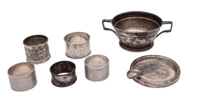 An Elizabeth II silver two handled sugar bowl by William Suckling Ltd, Birmingham 1956,