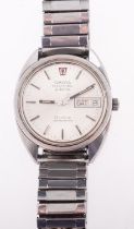 Omega electronic gentleman's 1970s wristwatch the dial signed Omega, Electronic, f300hz, Genève,