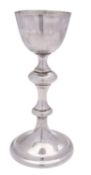 An early Victorian silver chalice by William Brown & William Nathaniel Somersall, London 1839,