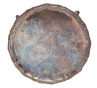 A silver salver by Harrods Ltd (Richard Woodman Burbridge), London 1933,