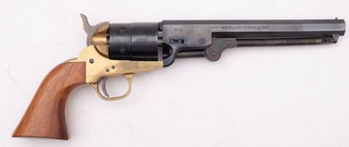 Pietta (Italy) A reproduction Western Navy 1851 Model 9mm blank firing revolver,