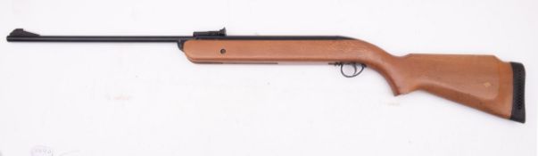 A B.S.A. Mercury .22 calibre air rifle serial number ZA3813 on semi pistol stock.