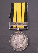 A Victorian East and West Africa Medal, with Sierra Leone 1898-99 clasp, '145908 A-B P.
