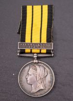 A Victorian East and West Africa Medal, with Sierra Leone 1898-99 clasp, '145908 A-B P.
