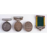 An Edwardian Volunteer Long Service Medal, '7964 Pte D.R.