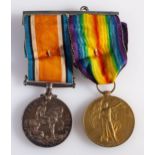 A WWI pair War Medal and Victory Medal, ' 9747 Pte J.