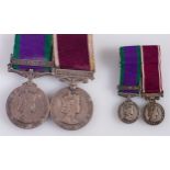 An Elizabeth II pair, consisting of a General Service Medal with Northern Ireland Clasp,