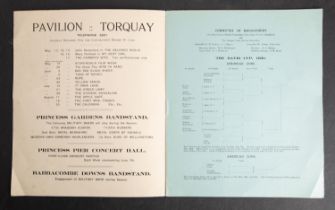 A 1930 International Lawn Tennis Championship Davis Cup Programme 'Great Britain vs Poland' Abbey