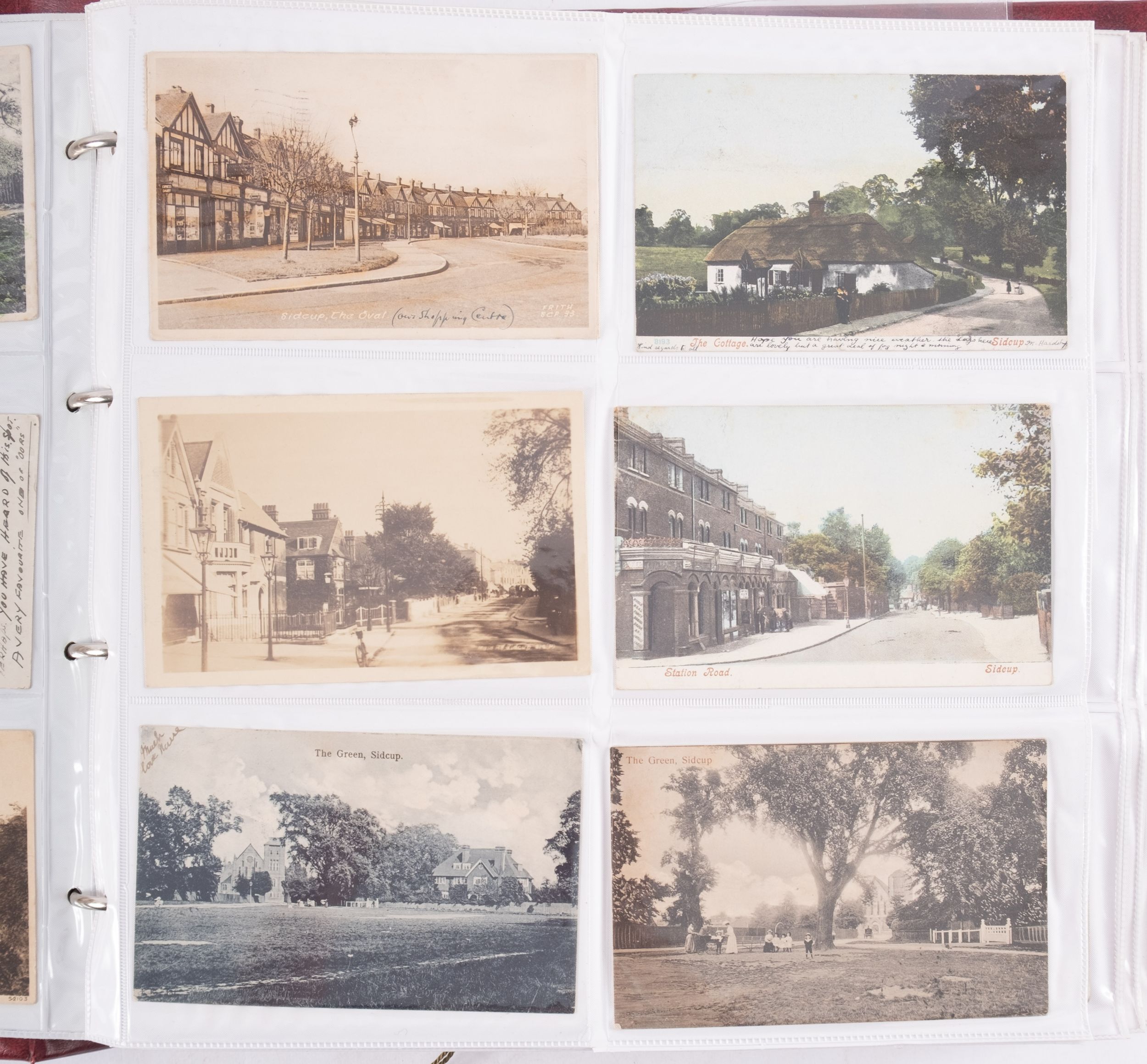 Topographical postcards album to include approximately 360 cards of mostly of English towns and - Image 2 of 3