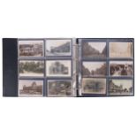 Postcards, Topography, a modern album of London and South East, including many real photographs,