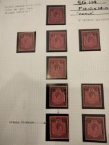 Leeward Islands King George VI specialised collection of 48 x £1 stamps