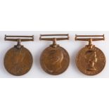 A group of three special Constabulary Long Service medals, GRV to ERII, ' Geoffery A.