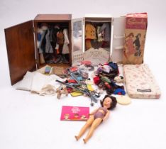 A 1960s Sindy doll with clothes & accessories, boxed,