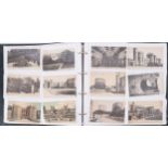 Topographical postcard album to include approximately 410 cards, scenes of London, London Zoo,