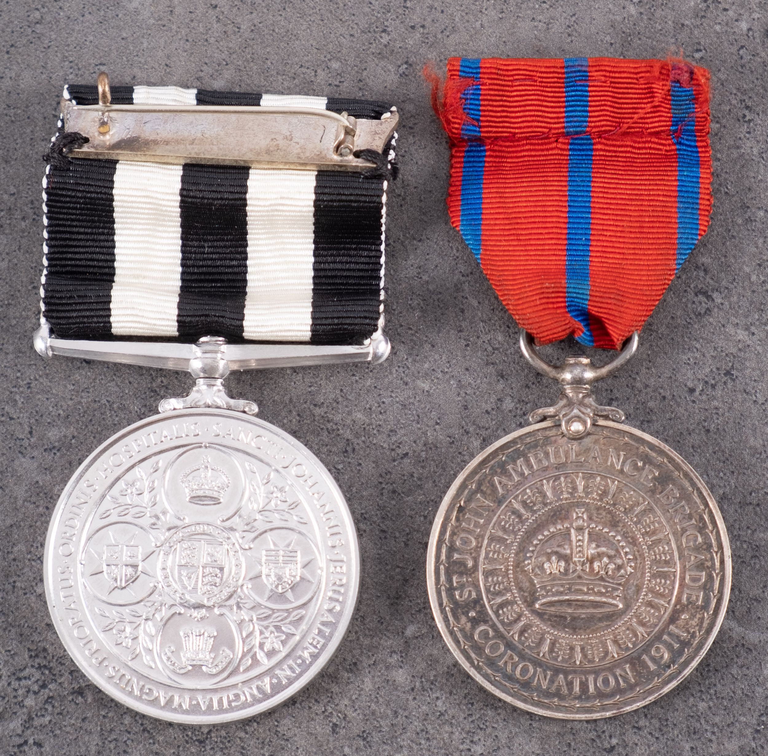 A George V St John Ambulance Brigade Coronation Medal 1911, 'Pte A. - Image 2 of 2