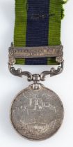 A George V India General service Medal with Afghanistan NWF 1919 clasp to '9160 Pte C Cole 2 Bn Som