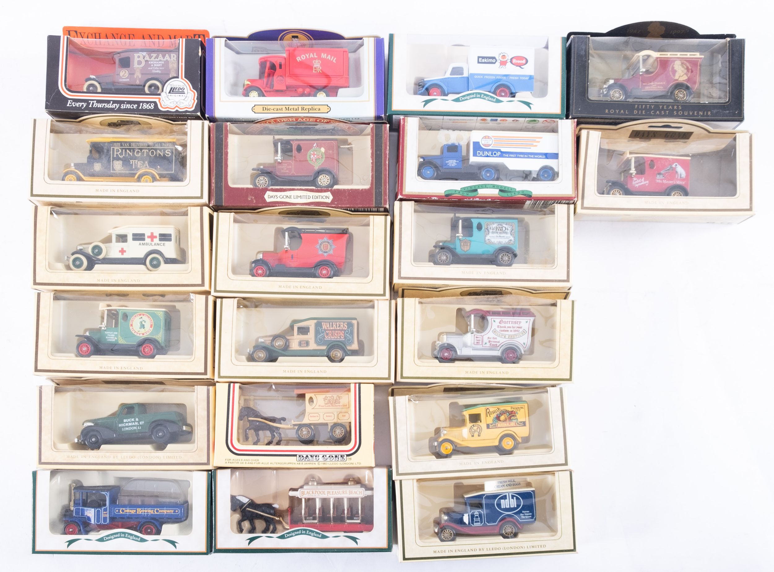 LLedo Days Gone By. A boxed group of commercial vehicles and buses etc.. - Image 2 of 2