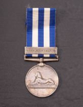 A Egypt medal with The Nile 1884-1885 clasp, 'H36 Pte E.