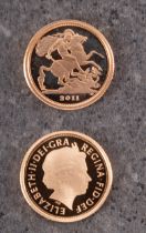 A Royal Mint 2011 quarter sovereign,