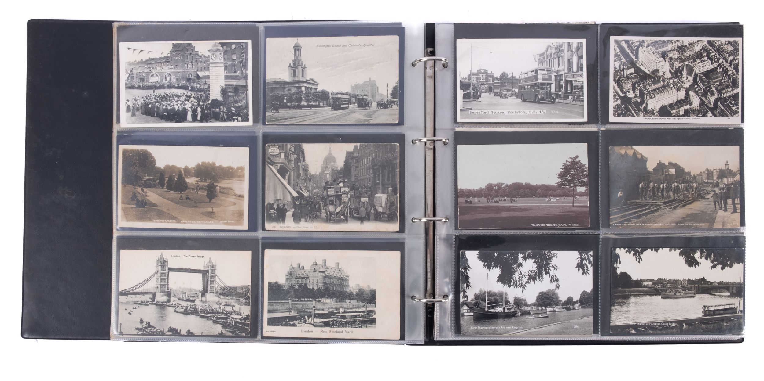 Postcards, Topography, a modern album of London and South East, including many real photographs, - Image 5 of 6