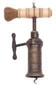 A 19th century Thomason pattern corkscrew, unsigned,,