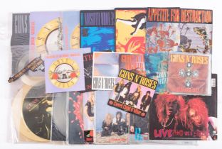 Guns N' Roses. A group of fourteen 12 inch singles and picture discs.