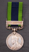 A George V India General Service Medal with clasp, '5497165 Pte R.T.Symons Hamps.