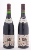 Two bottles of St. Joseph. La Grande Pompee. 1990. Hermitage.
