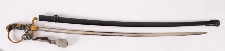 A WWII German Army sword, maker WKC, Soligen,